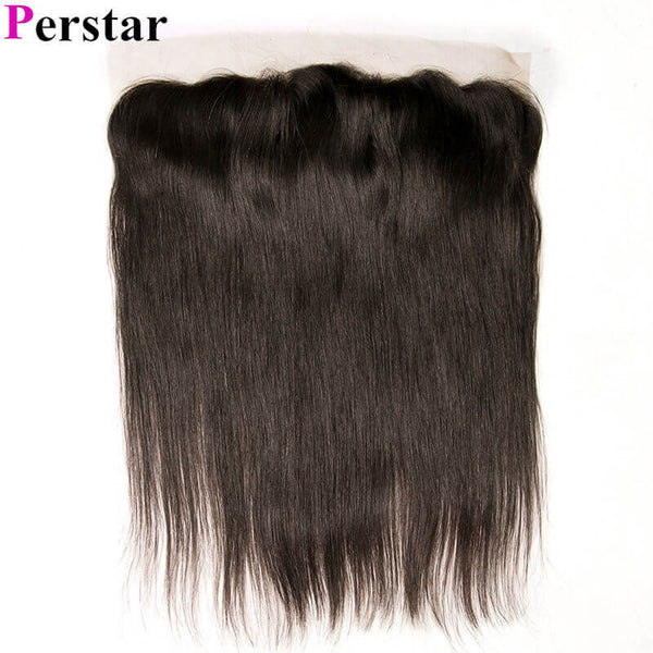 Straight Hair Lace Frontal Natural Color Unprocessed Virgin Hair